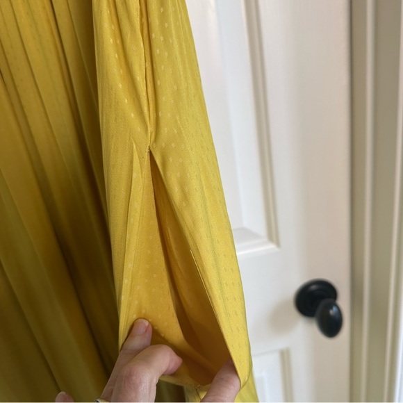 saltwater LUXE Celine Dotted Citrus Maxi Dress EUC - Picture 6 of 8